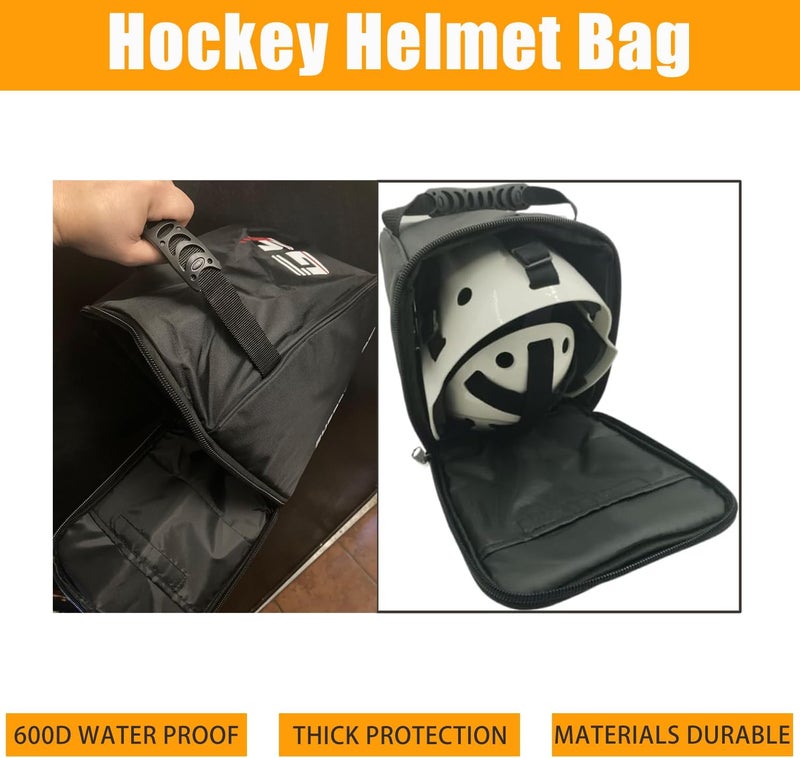 GY Helmet Bag Ice Hockey Helmet Storage bag for Cycling/Motorcycle/Equestrian/Skateboarding 14.1 * 11 * 9 inches - Image 4